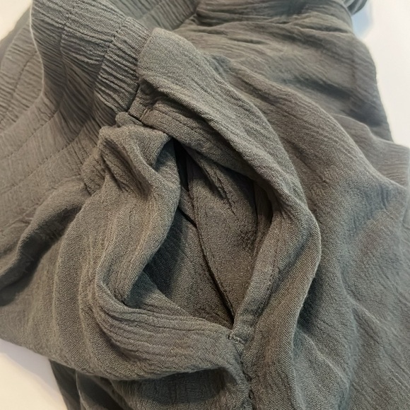 Three Dots Women’s Green Pull-On Relaxed Fit Pants Size L - Picture 12 of 12